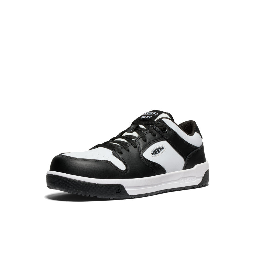 Keen Hot style | Men's Overton Work Shoe (Carbon Toe) Star White/Black