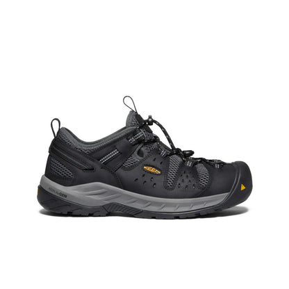 Keen | Men's Atlanta Cool II (Steel Toe) Black/Dark Shadow