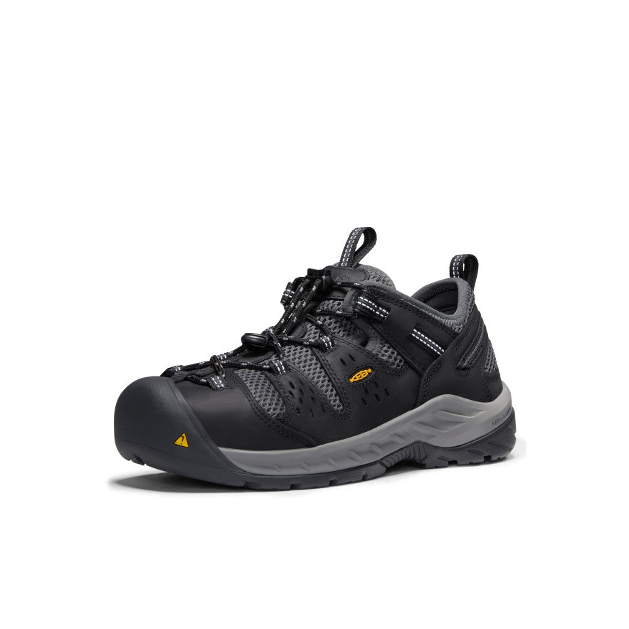 Keen | Men's Atlanta Cool II (Steel Toe) Black/Dark Shadow