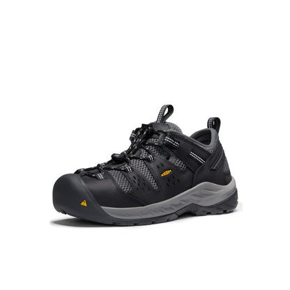 Keen | Men's Atlanta Cool II (Steel Toe) Black/Dark Shadow