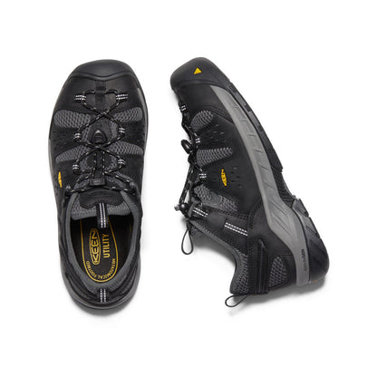 Keen | Men's Atlanta Cool II (Steel Toe) Black/Dark Shadow