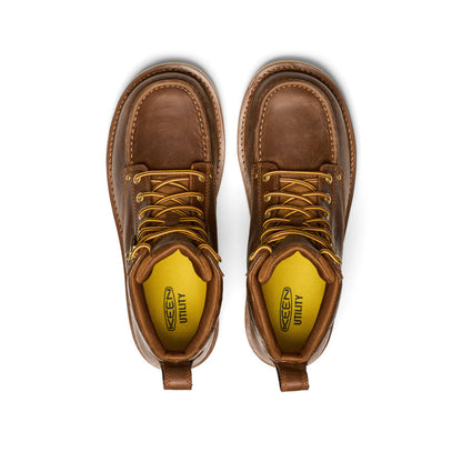 Keen Popular style | Men's Cincinnati 6" Boot (Soft Toe) x Noon Goons  Leather Brown/Off White