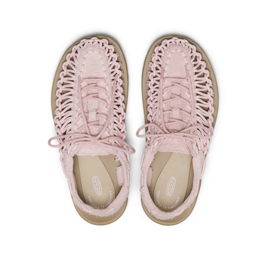 Keen Popular style | All Gender UNEEK Leather Sneaker Pale Lilac/Plaza Taupe