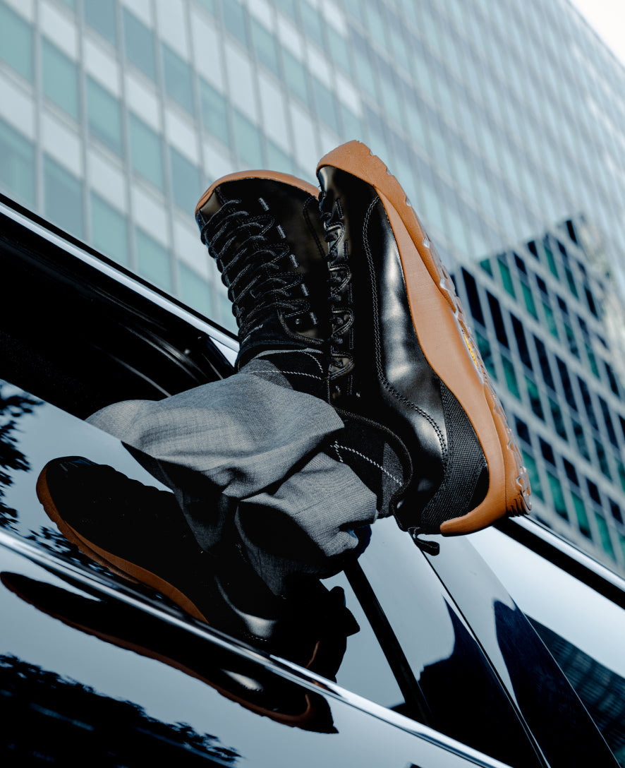 Keen Discount | Men's Jasper Sneaker x Highsnobiety Black/Gum