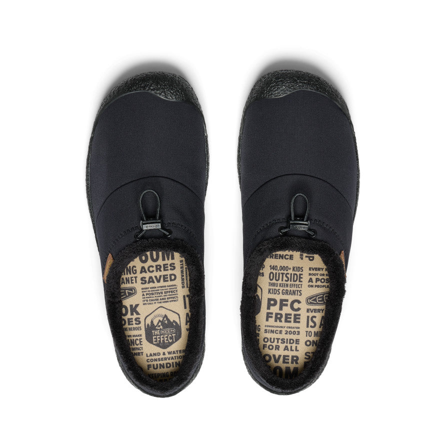 Keen New | Men's Howser III Slide Black/Black Recycled