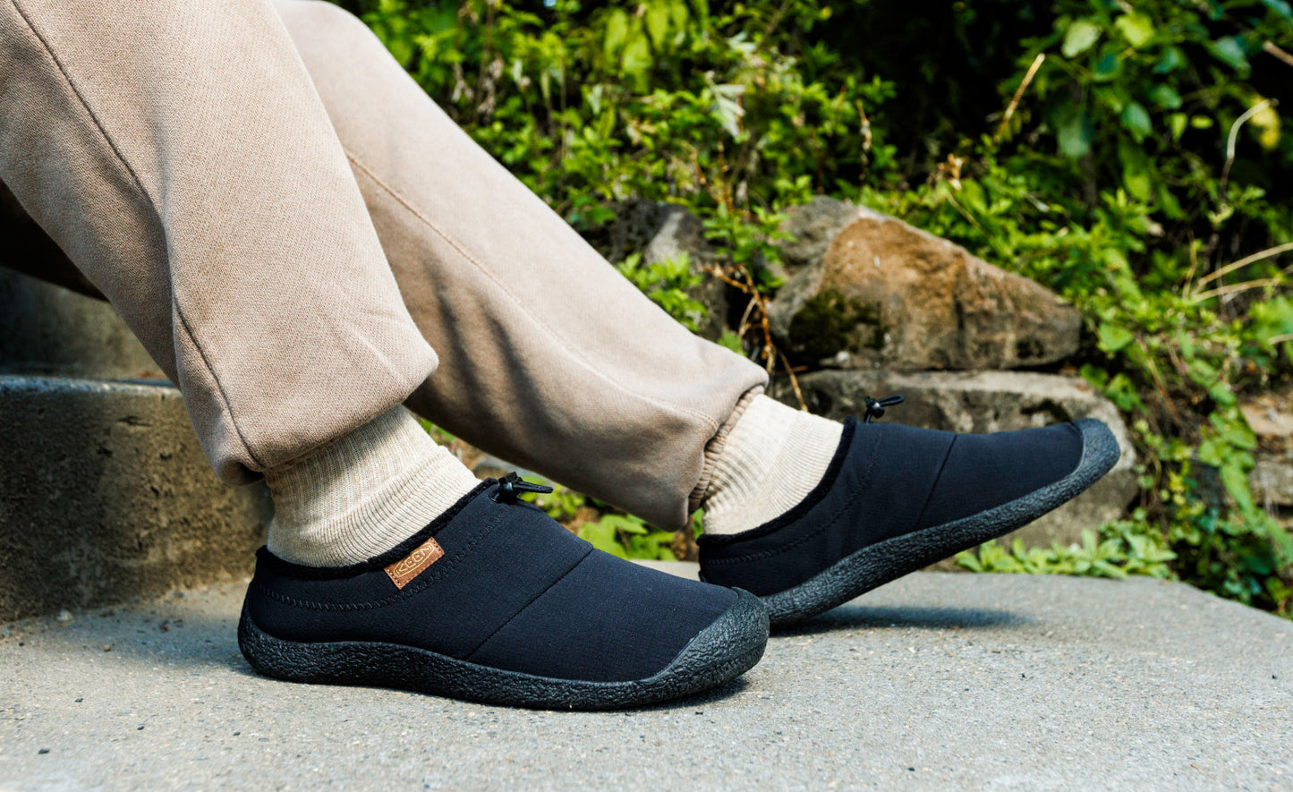 Keen New | Men's Howser III Slide Black/Black Recycled