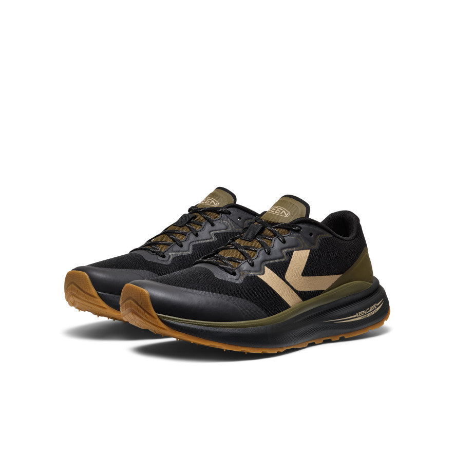 Keen New | Men's WK500 Walking Shoe Black/Dark Olive