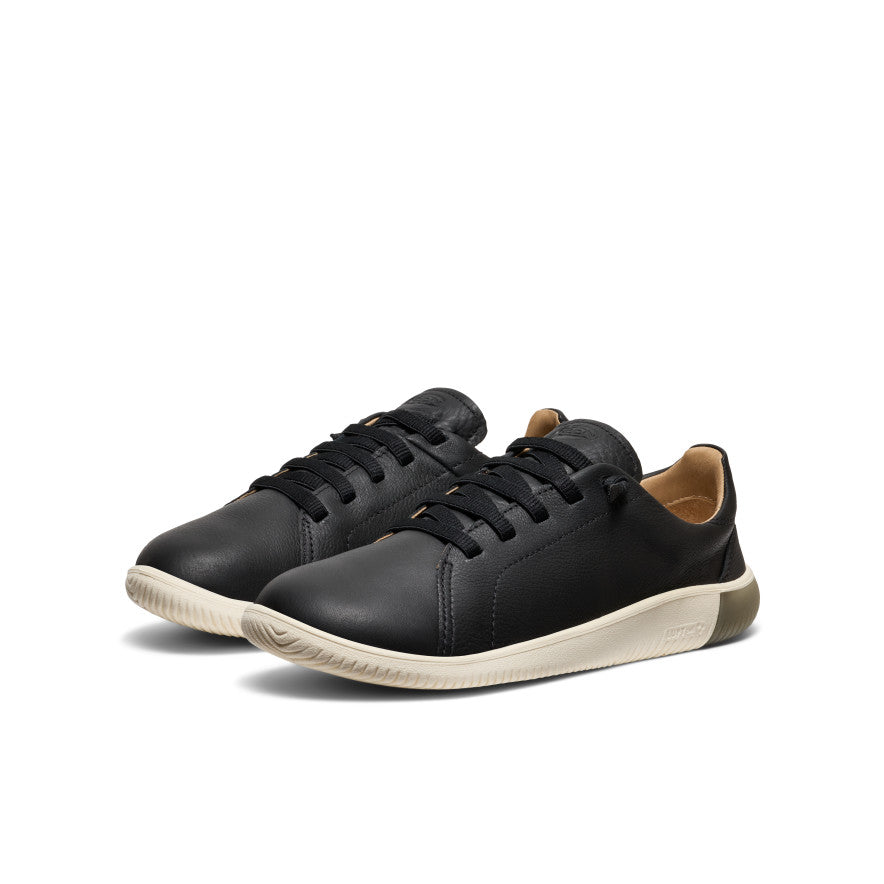 Keen Discount | Men's KNX Leather Sneaker Black/Star White