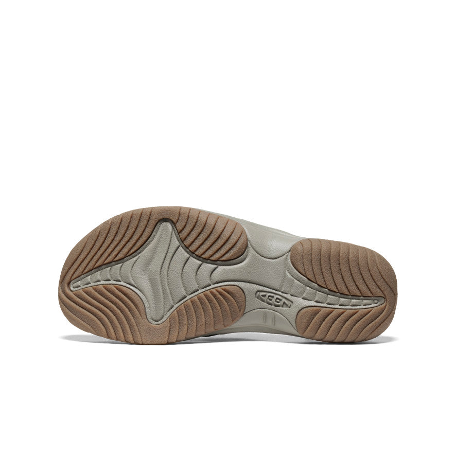 Keen New | Men's Waimea Leather Flip-Flop Java/Plaza Taupe