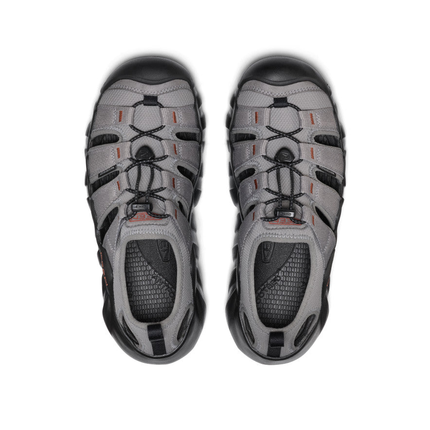 Keen Outlet | Men's Hyperport H2 Sandal Steel Grey/Burnt Brick
