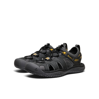 Keen Popular style | Men's SOLR Sandal Black/Gold