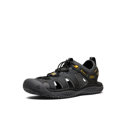 Keen Popular style | Men's SOLR Sandal Black/Gold