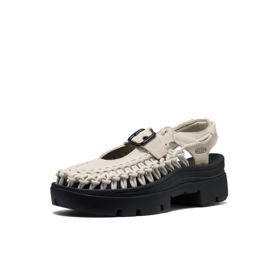 Keen Hot style | All Gender UNEEK PLT Mary Jane Sneaker Birch Smooth Lea
