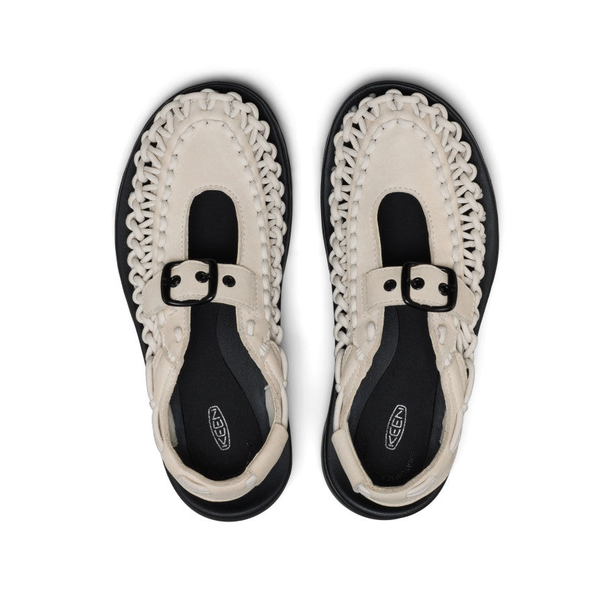 Keen Hot style | All Gender UNEEK PLT Mary Jane Sneaker Birch Smooth Lea
