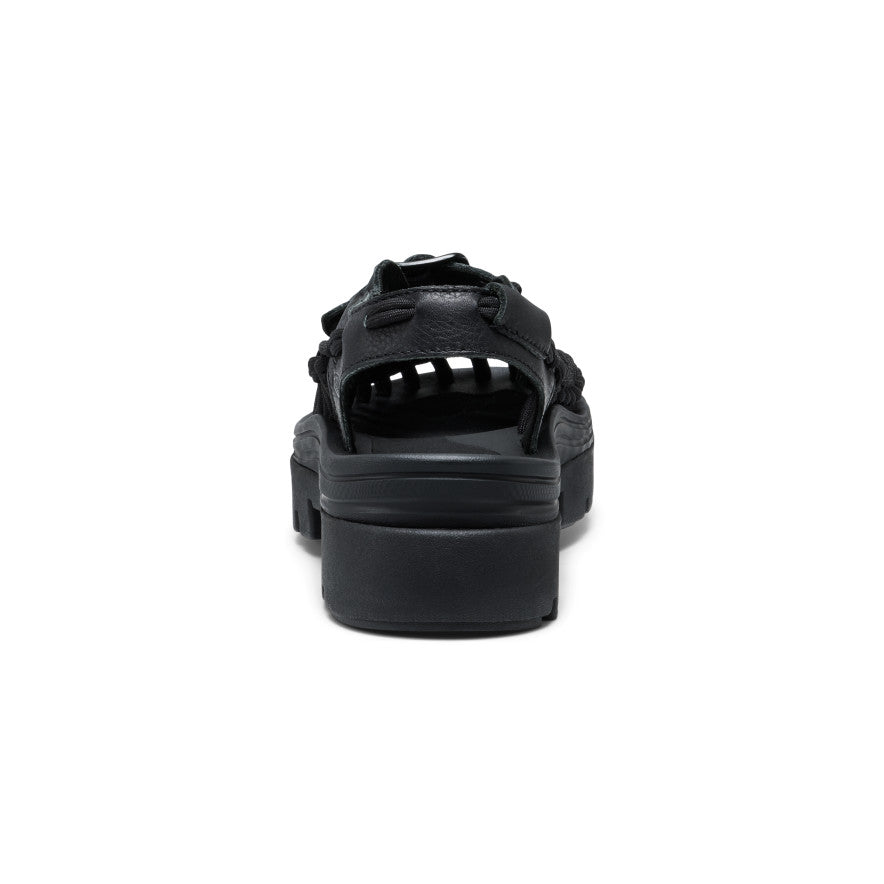 Keen New | All Gender UNEEK PLT Mary Jane Sneaker Black Smooth Lea