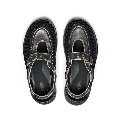 Keen US | All Gender UNEEK PLT Mary Jane Sneaker Silver/Black