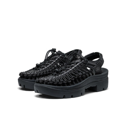Keen On sale | All Gender UNEEK PLT Sneaker Black Smooth Lea