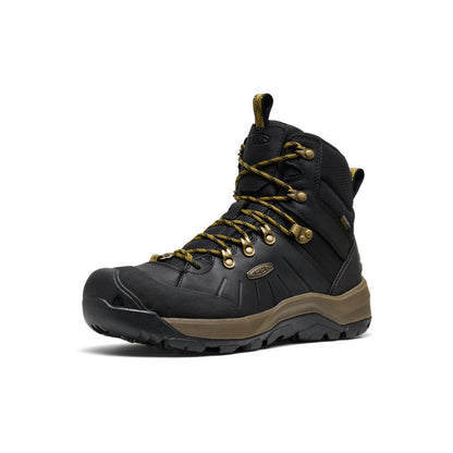 Keen Near Me | Men's Revel IV Polar Waterproof Boot Black/Lemon Curry