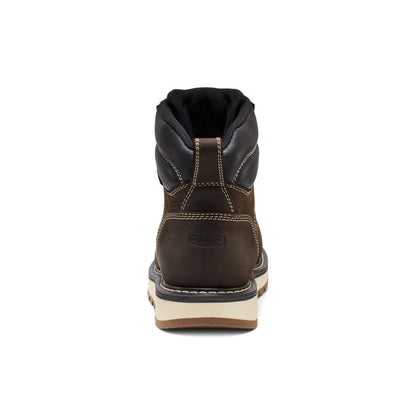 Keen Popular style | Men's Cincinnati 6" Waterproof Boot (Carbon Toe) Dark Chocolate/Sandshell