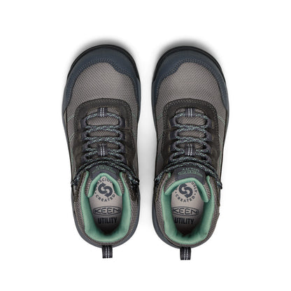 Keen Sale | Women's Skokie Waterproof Work Boot (Carbon Toe) Magnet/Black