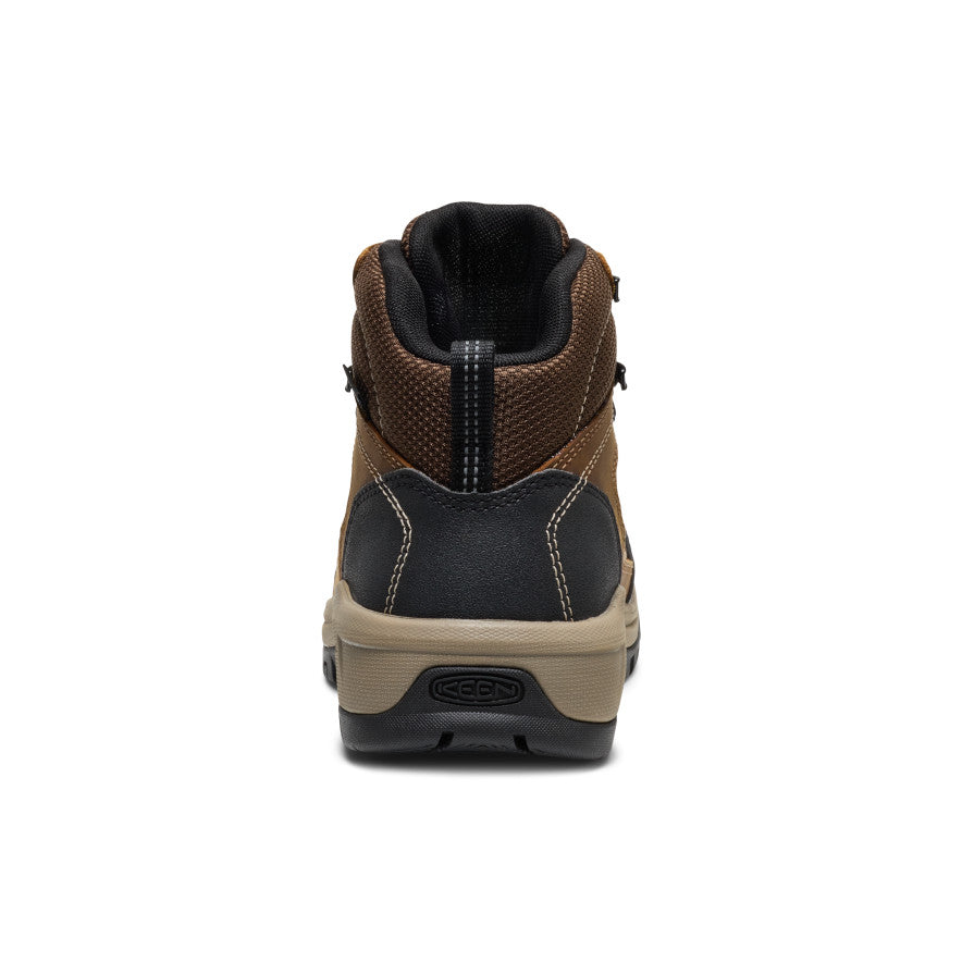 Keen Discount | Women's Skokie Waterproof Work Boot (Soft Toe) Bison/Black