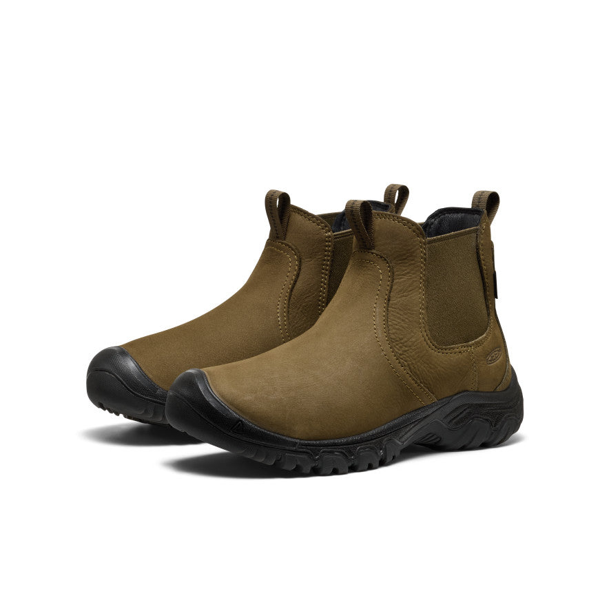 Keen Outlet | Women's Greta II Waterproof Chelsea Dark Olive/Black