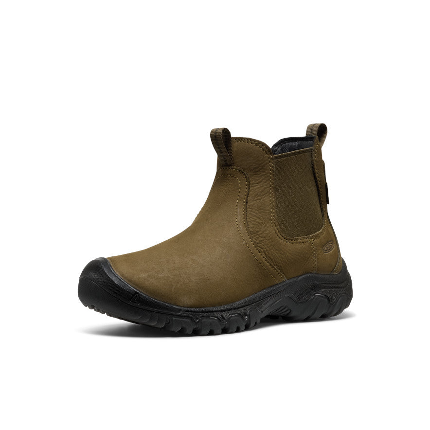 Keen Outlet | Women's Greta II Waterproof Chelsea Dark Olive/Black
