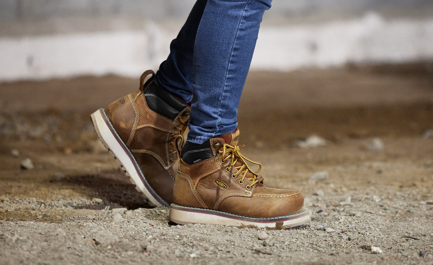 Keen Discount | Women's Cincinnati 6" Waterproof Boot (Carbon Toe) Belgian/Sandshell