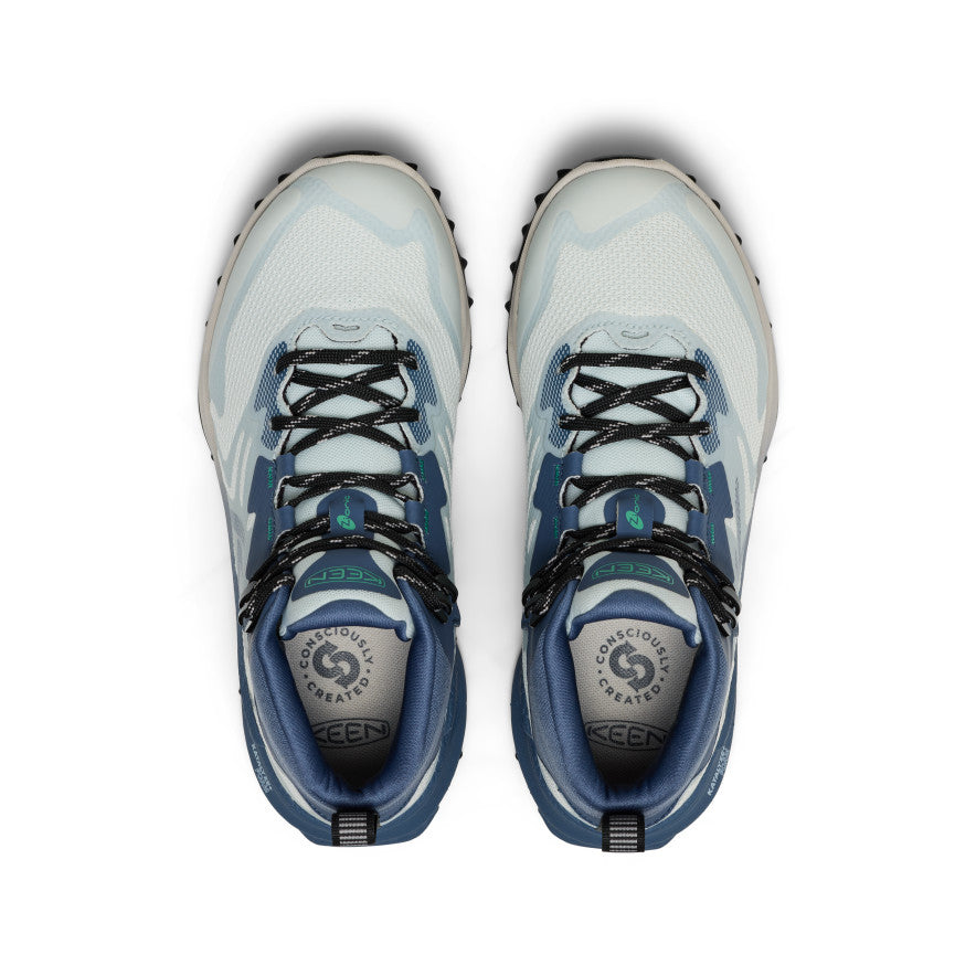 Keen On sale | Women's Zionic NXT Waterproof Hiking Boot Ballad Blue/Winter Green