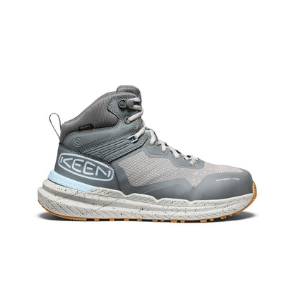 Keen | Women's Synchro Waterproof Work Boot (Carbon Toe) Steel Grey/Gum