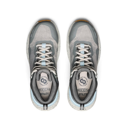 Keen | Women's Synchro Waterproof Work Boot (Carbon Toe) Steel Grey/Gum