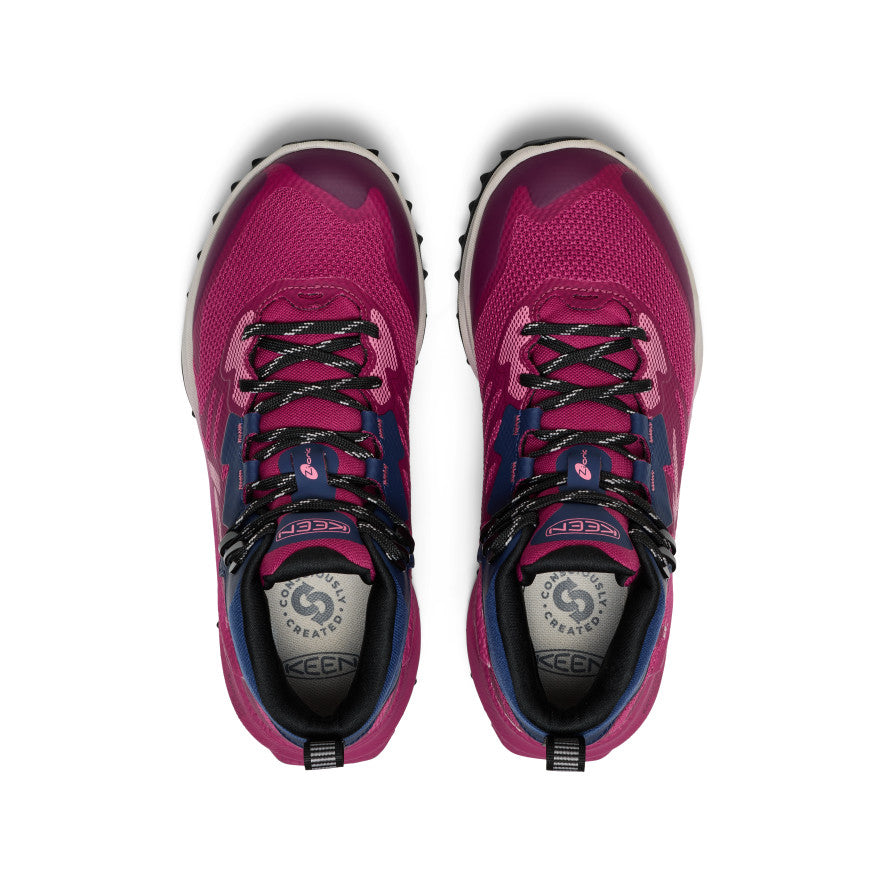 Keen New | Women's Zionic NXT Waterproof Hiking Boot Beaujolais/Pink Lemonade