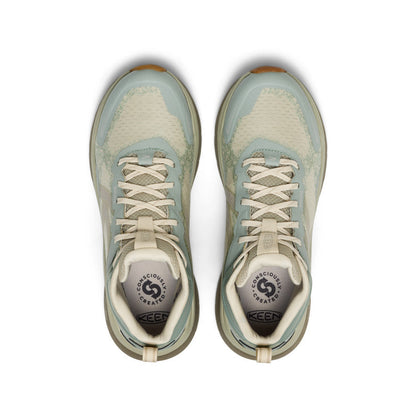 Keen Online | Women's Leiki Waterproof Hiking Boot Iceberg Green/Birch