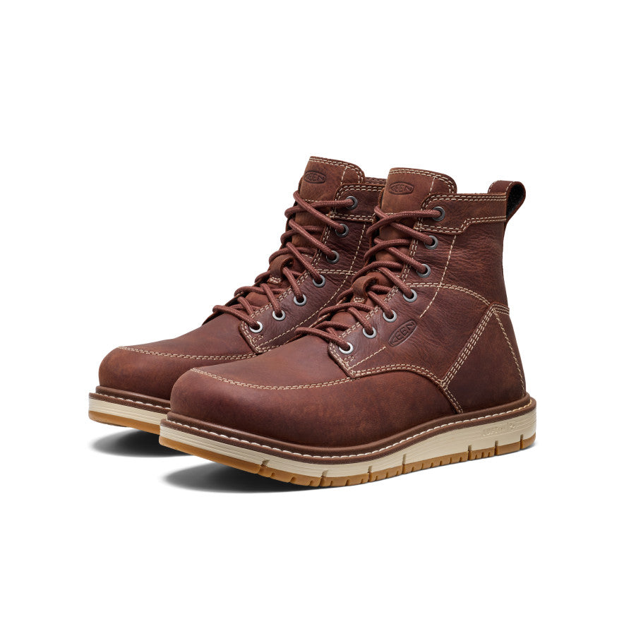Keen | Women's San Jose 6" Boot (Aluminum Toe) Gingerbread/Gum