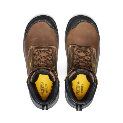Keen Discount | Women's Evanston 6" ESD Boot (Carbon Toe) Bison/Black
