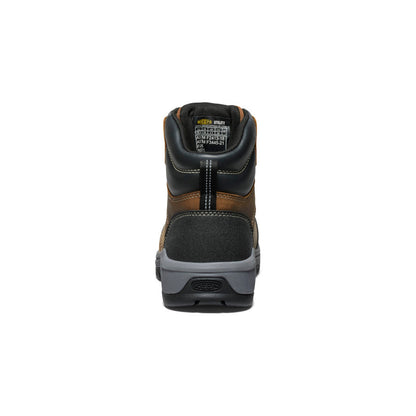 Keen Discount | Women's Evanston 6" ESD Boot (Carbon Toe) Bison/Black