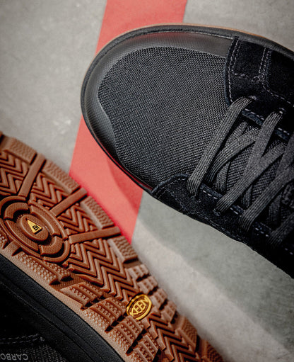 Keen Hot style | Women's Kenton Work Shoe (Carbon Toe) Black/Gum