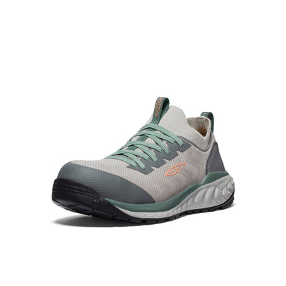 Keen Near Me | Women's Arvada Shift Work Sneaker (Carbon Toe) Steel Grey/Granite Green