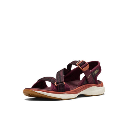 Keen Discount | Women's Leiki Open-Toe Sandal Fig/Burnt Brick