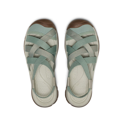 Keen New | Women's Whisper Lattice Sandal Lily Pad/Plaza Taupe