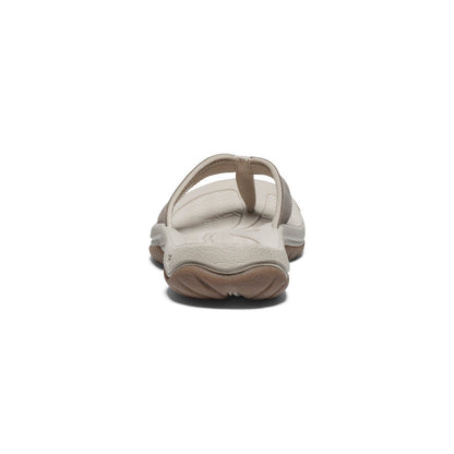 Keen US | Women's Kona Leather Flip-Flop Brindle/Silver Birch