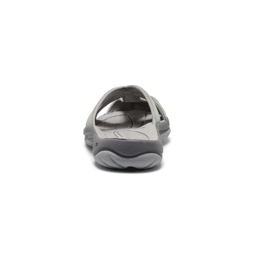 Keen Popular style | Women's Bali Leather Slide Sandal Lily Pad/Steel Grey
