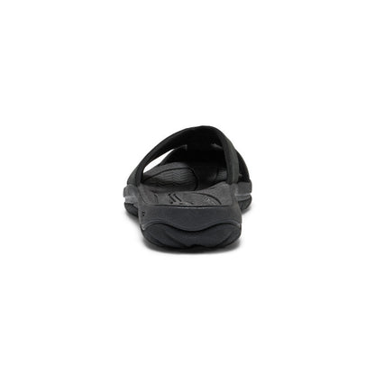 Keen | Women's Bali Leather Slide Sandal Black/Black