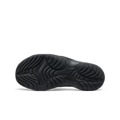 Keen | Women's Bali Leather Slide Sandal Black/Black