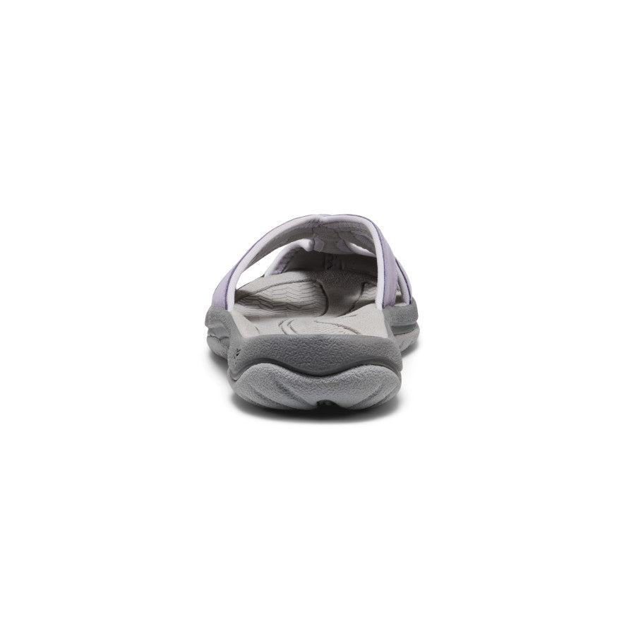 Keen Online | Women's Bali Leather Slide Sandal Purple Haze/Steel Grey