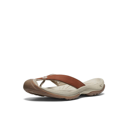 Keen On sale | Women's Waimea Leather Flip-Flop Sorrel Horse/Plaza Taupe