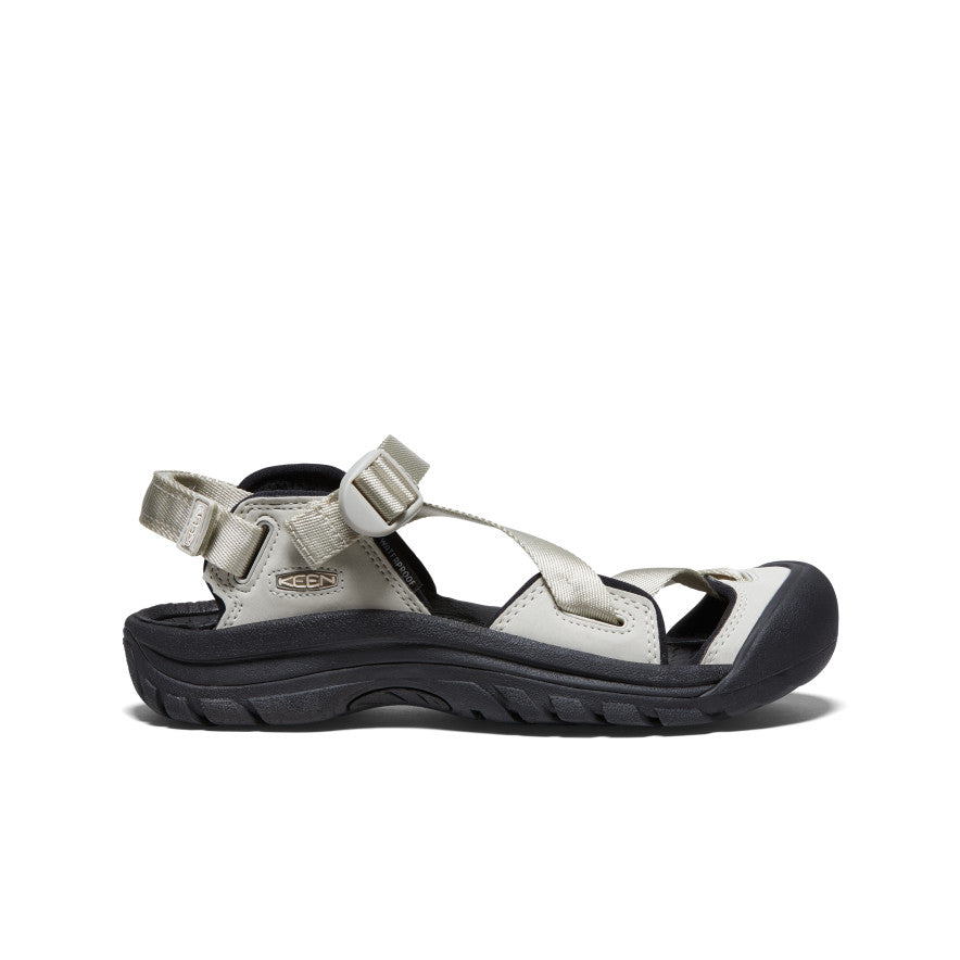 Keen US | Women's Zerraport II Sandal Silver Birch/Black