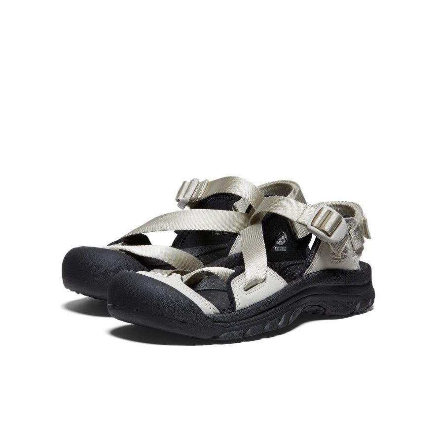 Keen US | Women's Zerraport II Sandal Silver Birch/Black