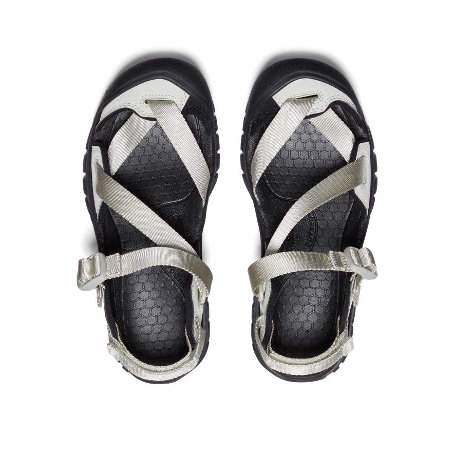 Keen US | Women's Zerraport II Sandal Silver Birch/Black