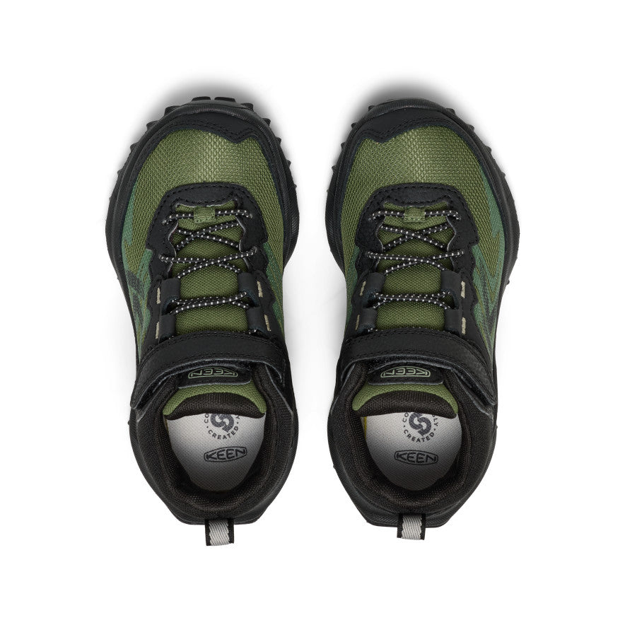 Keen | Little Kids' Zionic Waterproof Hiker Black/Bronze Green